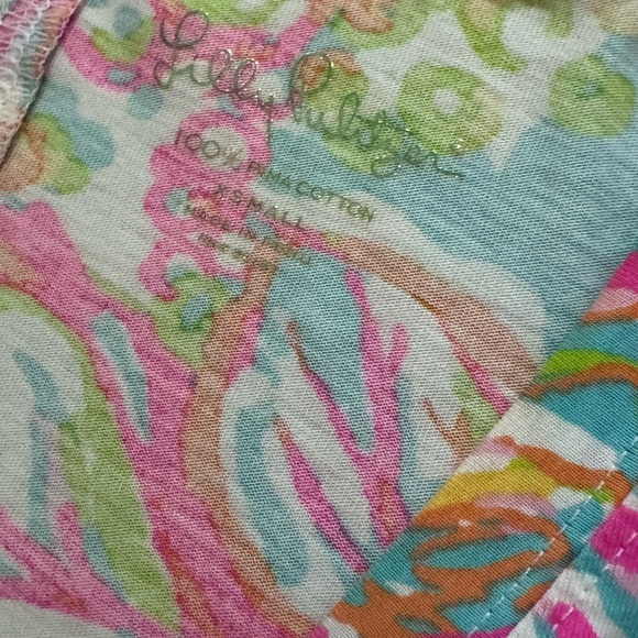 Lily Pulitzer Pima Cotton Shirtdress XS - Picture 2 of 3